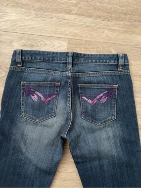 Low-Rise Bootcut Jeans